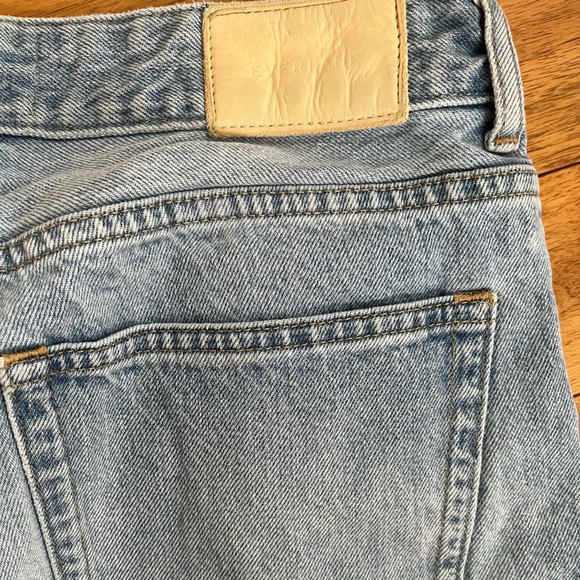 Everlane Sky Blue The Curvy 90s Cheeky Straight Jean High-Rise Cute Jeans - Picture 12 of 12